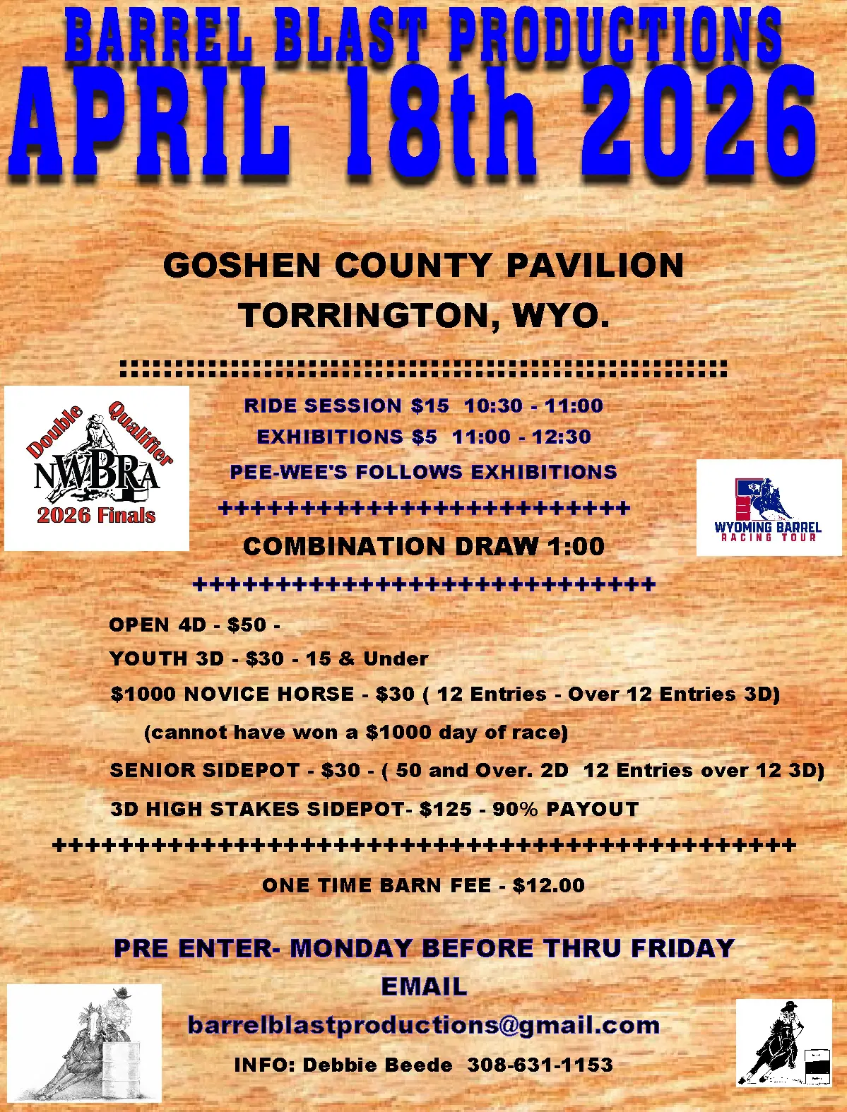Flyer for a 2020 Wyoming Gun Show in Torrington.