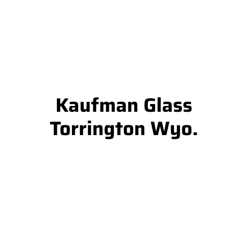 Logo of Kaufman Glass in Torrington, Wyoming.