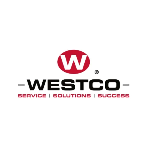 Westco logo with tagline emphasizing service, solutions, and success.